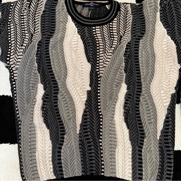 Vintage Cotton Traders Sweater Multicolor Crew Neck Coogi Style - Picture 3 of 3